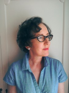 Short Fifties Italian craze hairstyle front fringe curl Kate Eliza hairdresser glasses direct cat eye spectacles