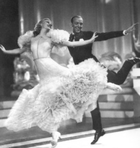 fred astaire ginger rogers thirties tea dress dance evening
