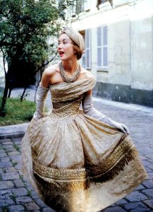 Dior one shouldered Sari dress